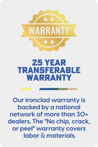 25 year transferable warranty