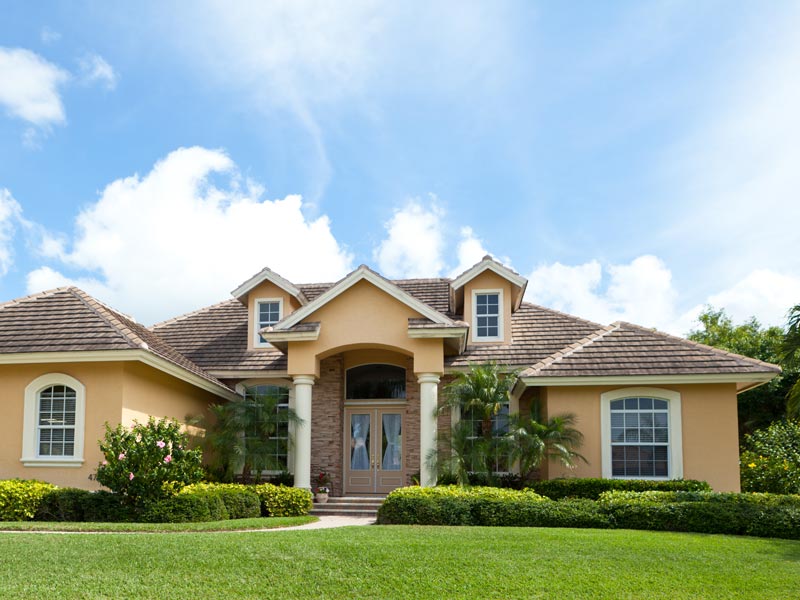 stucco house exterior